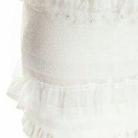 1930-WHITE Sukienka Marilyn closeup