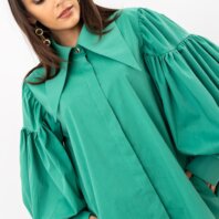 2202-GR Zielona sukienka koszulowa (8)