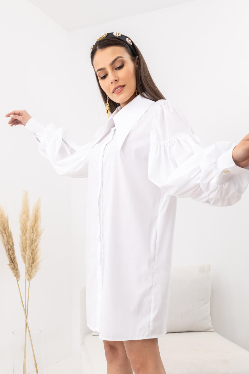 2202-WT Biała sukienka koszulowa (7)